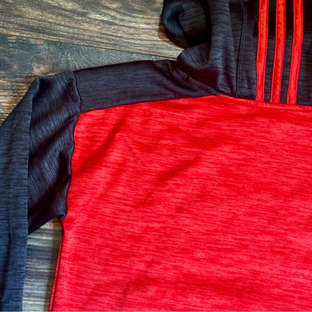 Adidas boys pull over long sleeve sweatshirt size 8/S - Picture 10 of 12